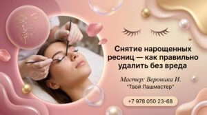Снятие нарощенных ресниц — как правильно удалить без вреда