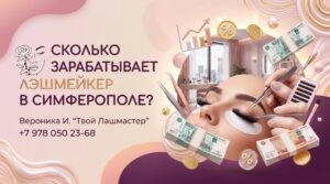 Сколько зарабатывает лэшмейкер в Симферополе